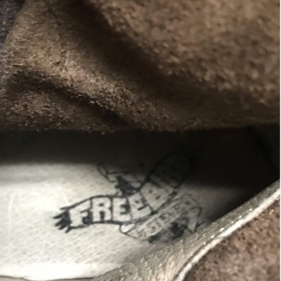 FREEBIRD by Steven Clive Tall Leather Brown Brown, Distressed Buckle, Size 8 - Picture 3 of 14